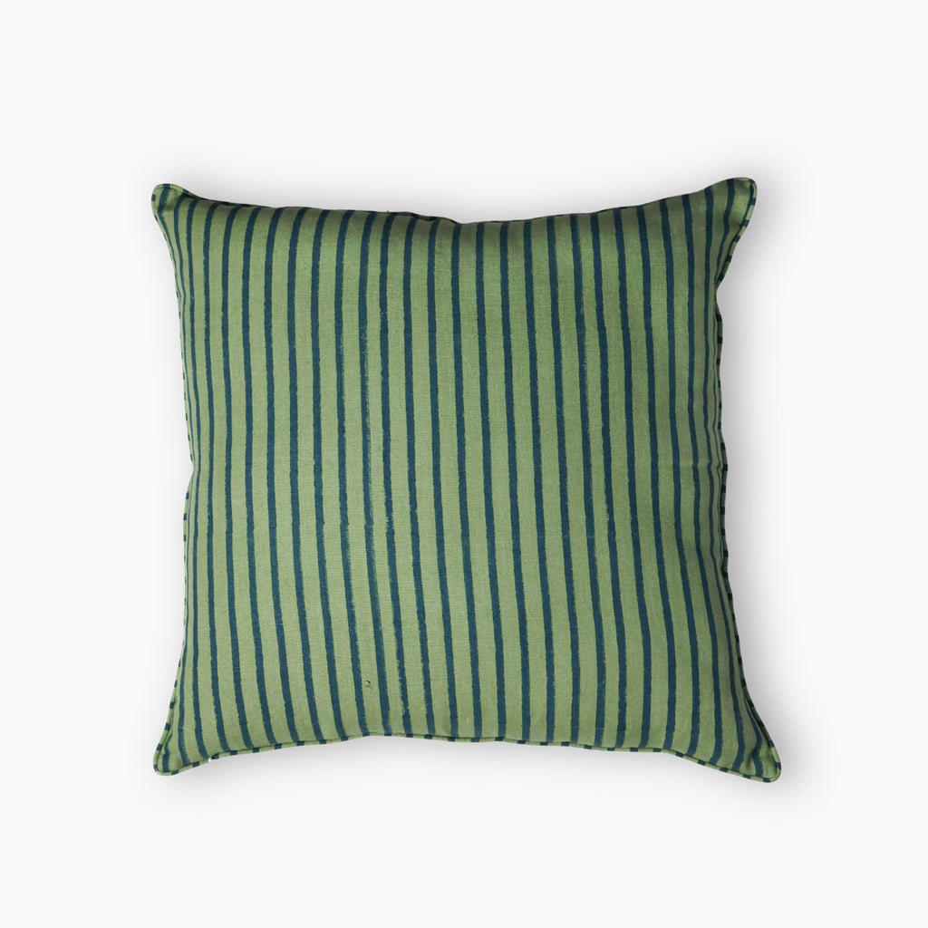 Bahaar Throw Pillow Cover - Oil Green